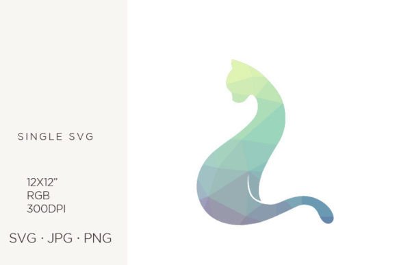 Abstract Turquoise Cat: Strategic Applications for Branding and Digital Design