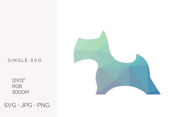 Abstract Turquoise Dog: Elevating Digital Design with Versatile Vector Artwork