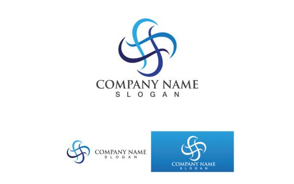 Dynamic Tornado Logo Vector Illustration