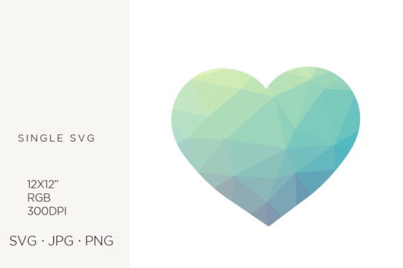 Geometric Heart Patterns for Modern Design