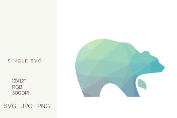 Geometric Pattern, Grizzly Bear: Blending Nature and Math for Modern Design