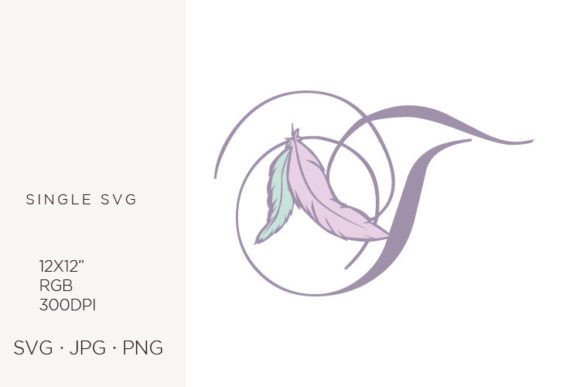 Integrating Bohemian Feather and Boho Letter T into Your Creative Workflow