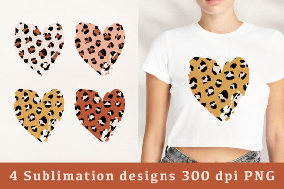 Leopard Valentines Heart Sublimations: A Wild Twist on Traditional Romance