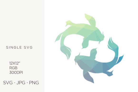 Mastering Abstract Fishes, Geometric Vector Art for Professional Design Projects