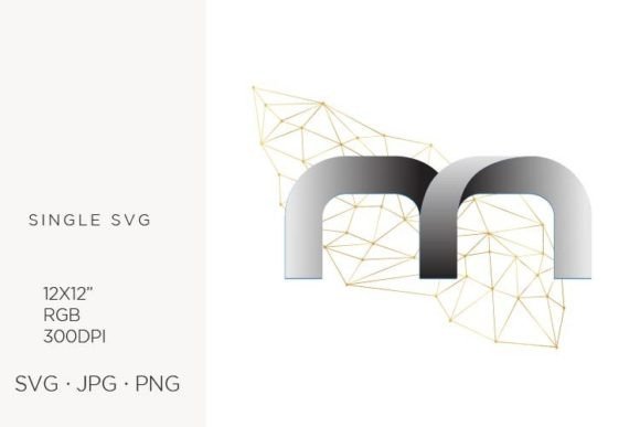 Technology Related Logo Letter M: Elevating Brand Identity with Precision Vector Art